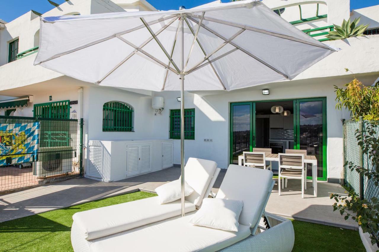 Bungalow Con Gran Terraza Con Vistas Maspalomas  Bagian luar foto